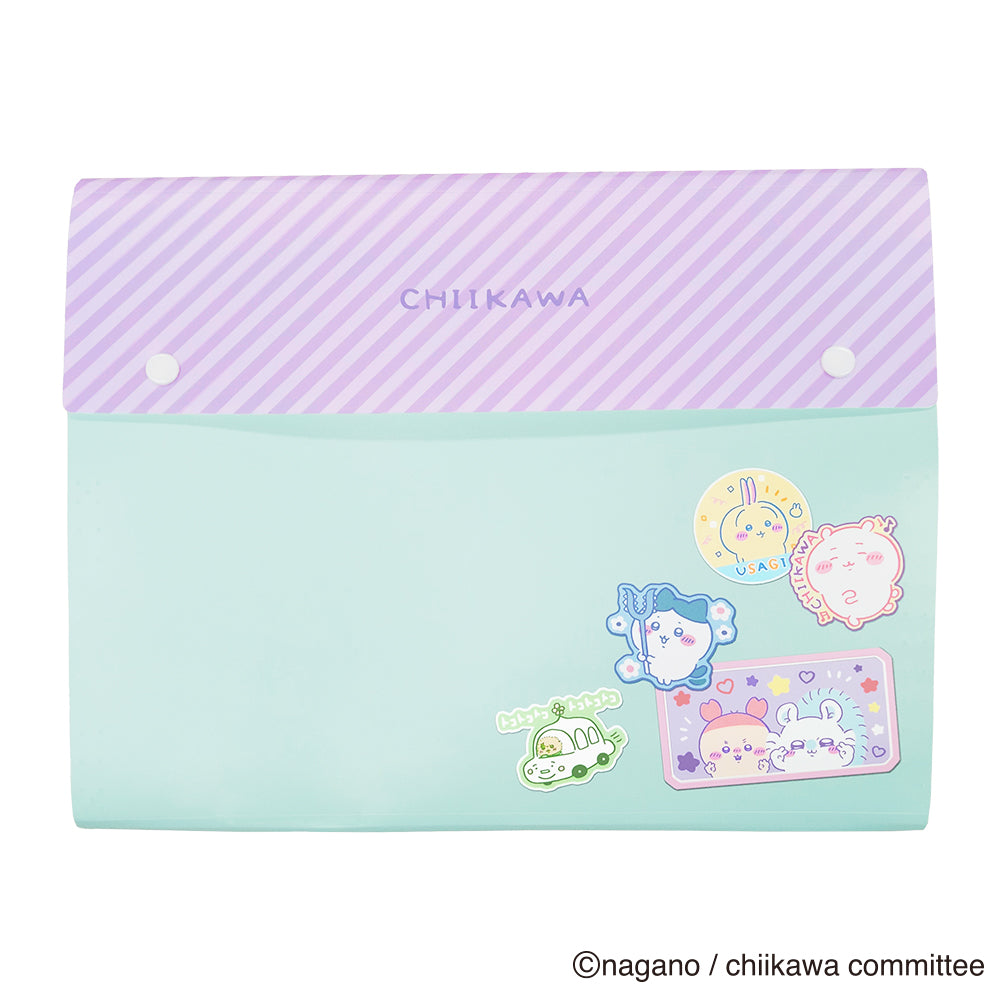 Chiikawa_แฟ้มใสหลายช่อง - Badge Patch Style