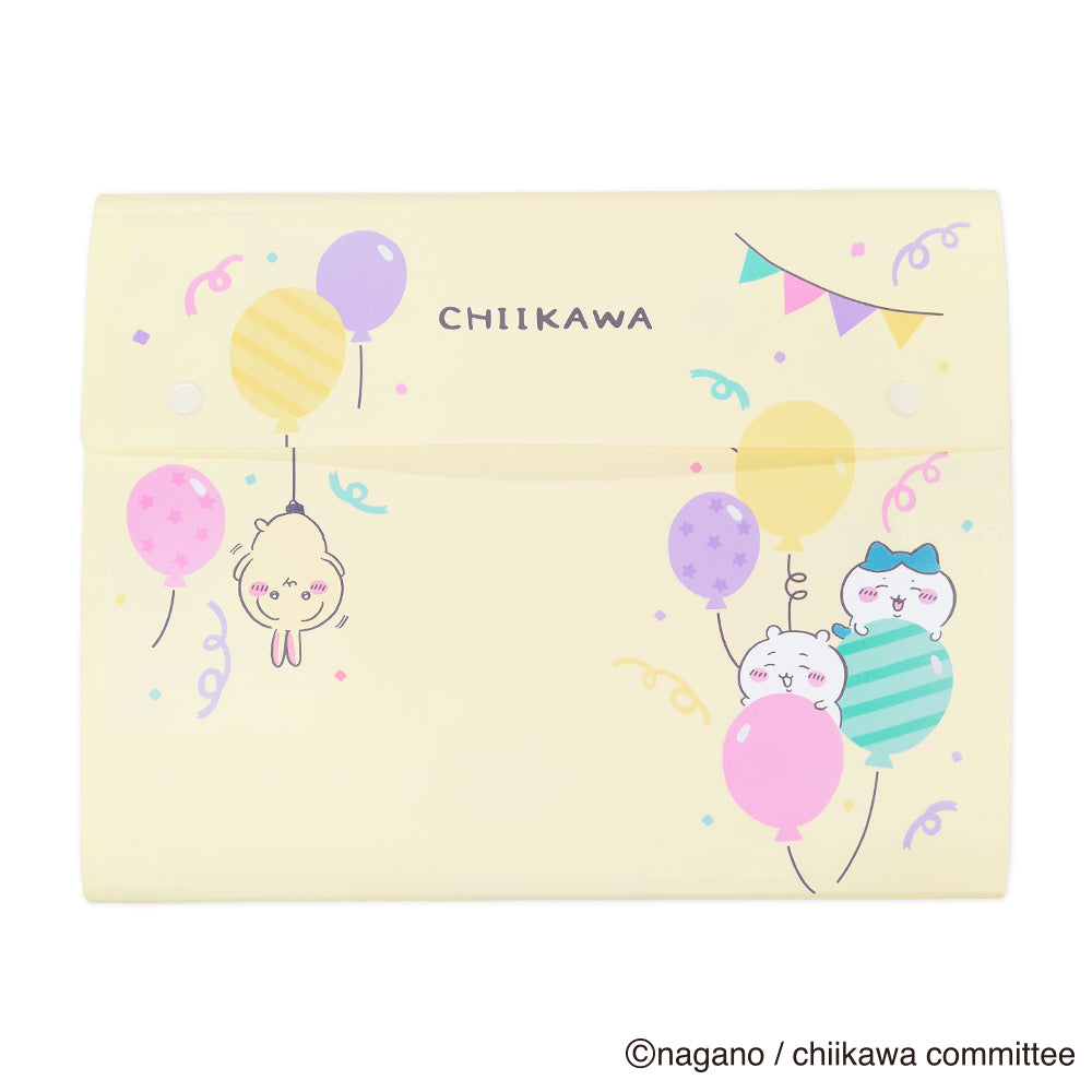 Chiikawa_แฟ้มใสหลายช่อง - Balloon Party