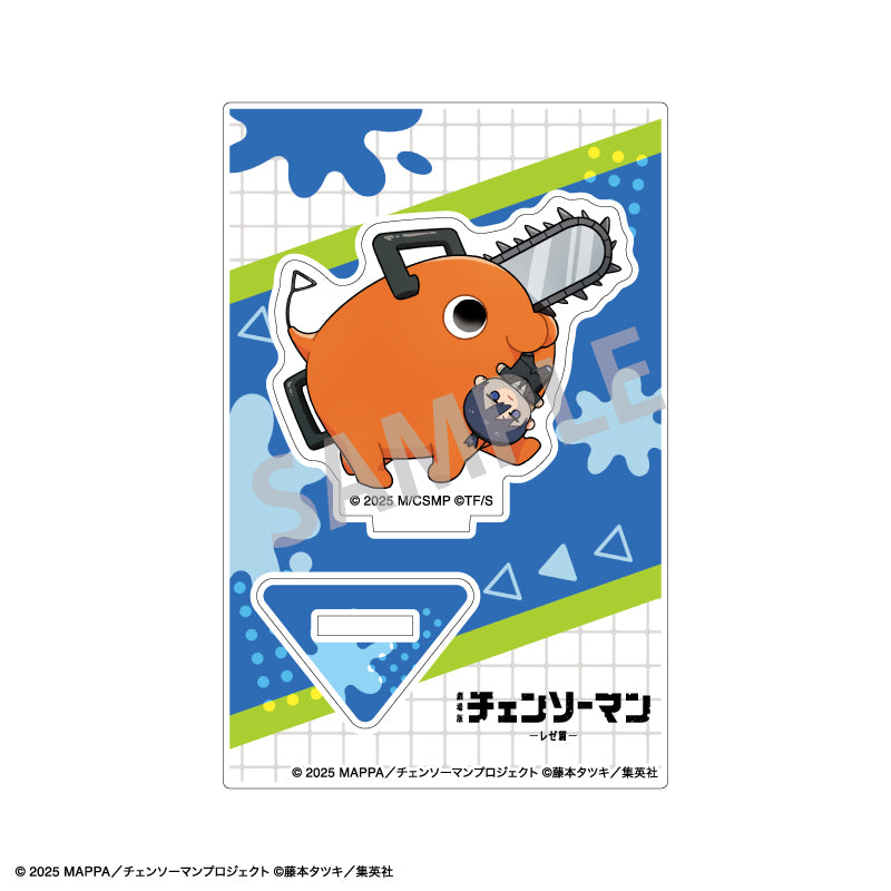 Chainsaw Man_Mini Acrylic Stand Pochita Mottekuteku Series - Aki