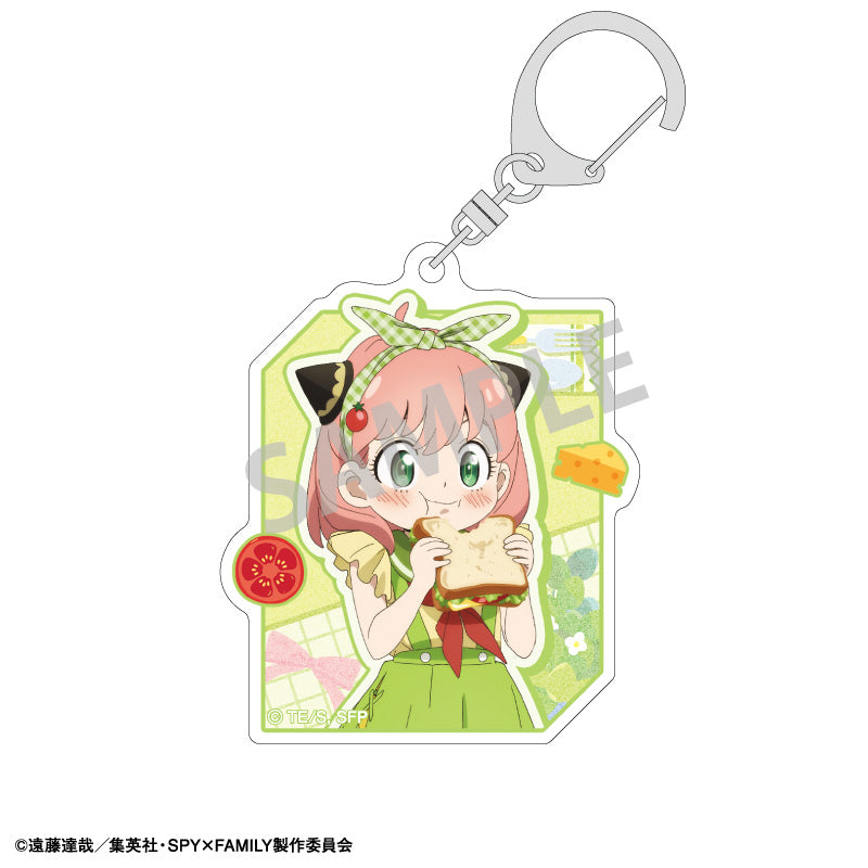 SPY×FAMILY_พวงกุญแจอะคริลิก คอลเลกชันอาหาร (สุ่ม 6 แบบ)
