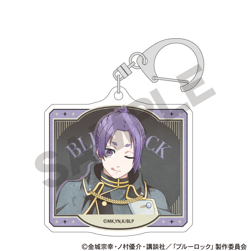 BLUELOCK_เข็มกลัดกลิตเตอร์ลายหมากรุกสีละมุน (สุ่มจาก 12 แบบ)