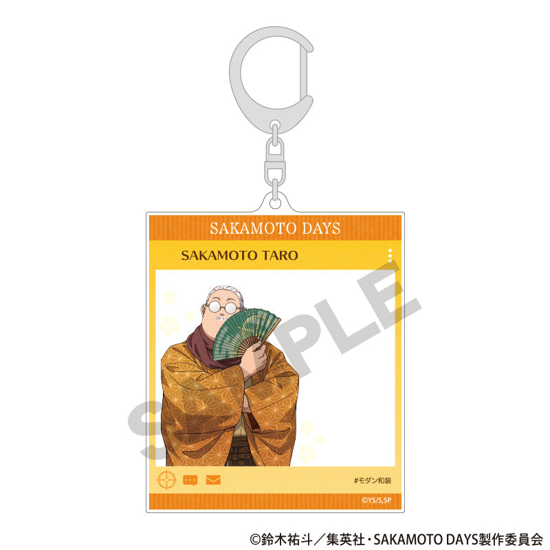 SAKAMOTO DAYS_พวงกุญแจอะคริลิกสไตล์ SNS คอลเลกชันชุดญี่ปุ่นร่วมสมัย - Taro Sakamoto A