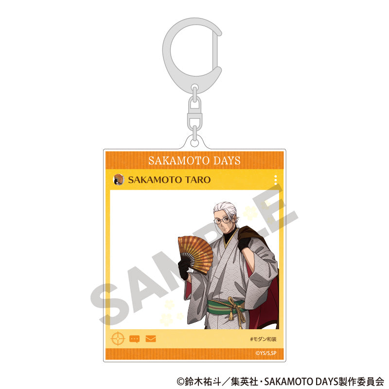 SAKAMOTO DAYS_พวงกุญแจอะคริลิกสไตล์ SNS คอลเลกชันชุดญี่ปุ่นร่วมสมัย - Taro Sakamoto B