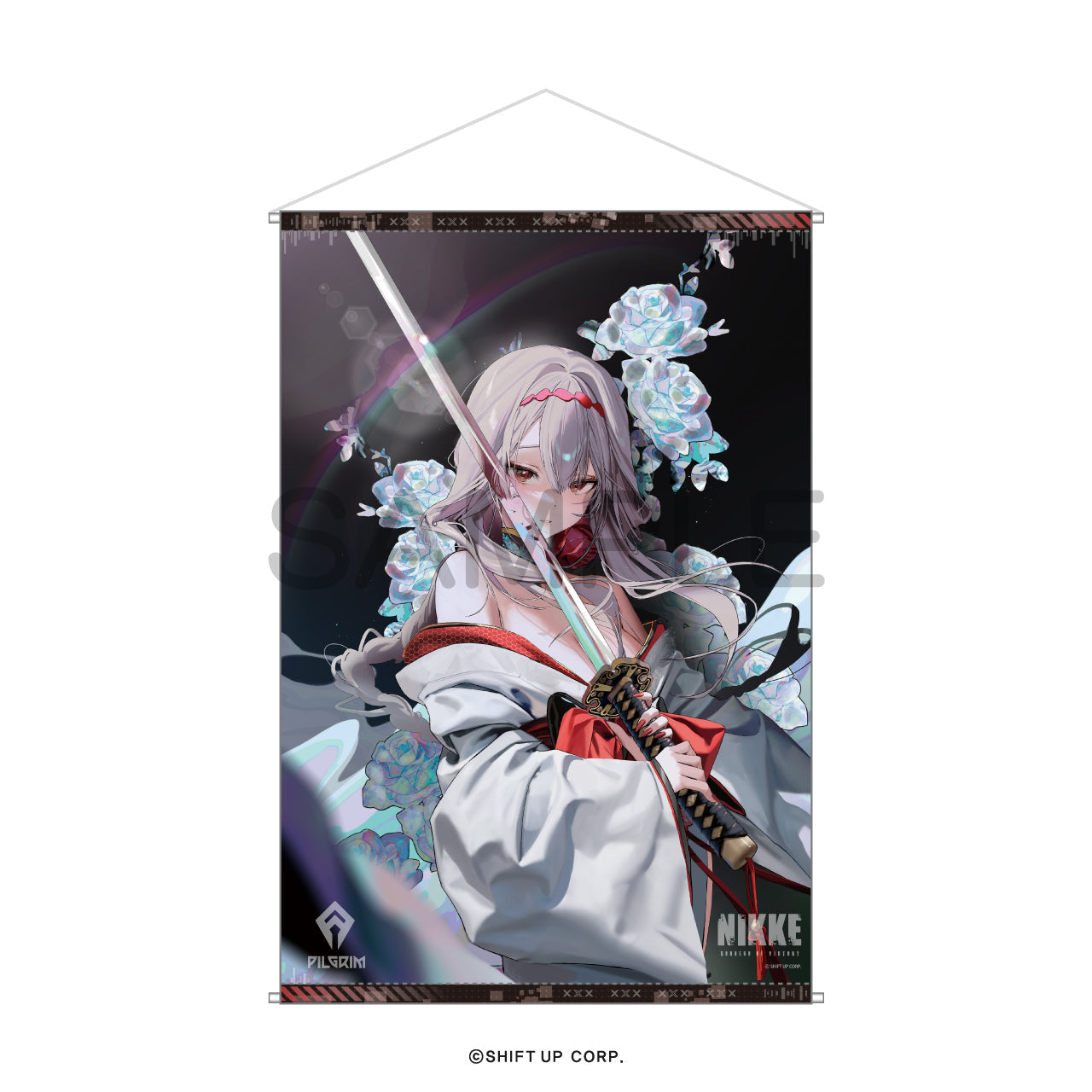 Goddess of Victory: NIKKE_B2 Tapestry - Scarlet: Black Shadow: Longing Flower