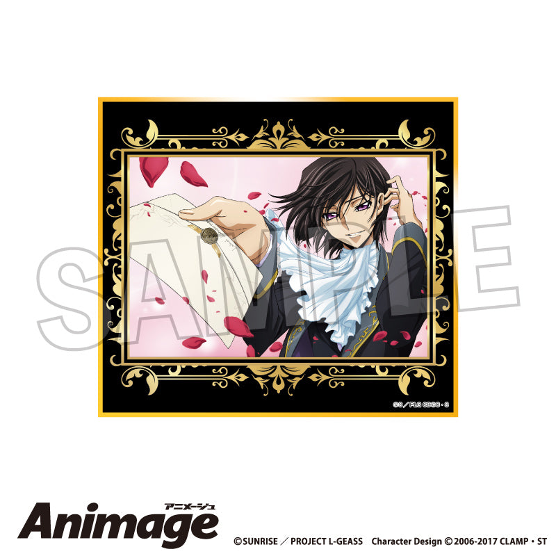 Code Geass: Lelouch of the Rebellion_มินิอาร์ตบอร์ดแบบกลิตเตอร์ Animage vol.2 - B