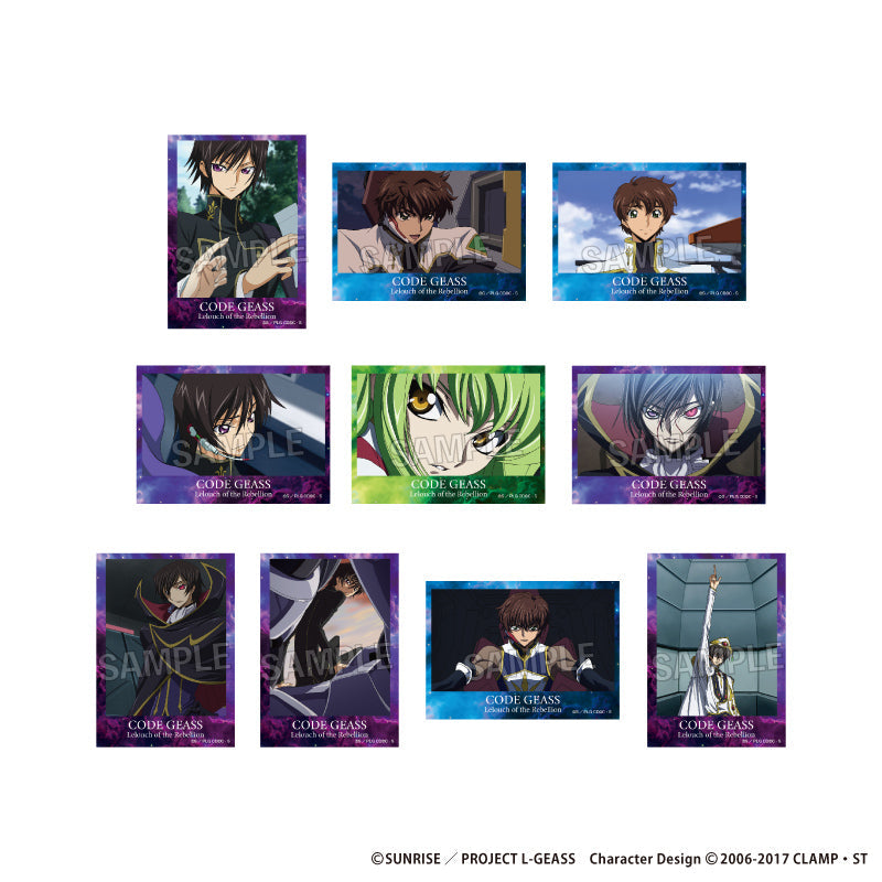 Code Geass Lelouch of the Rebellion_โฮโล_vol.2_BOX1 (สุ่มจาก 10 แบบ 2 ชิ้นต่อแพ็ค)
