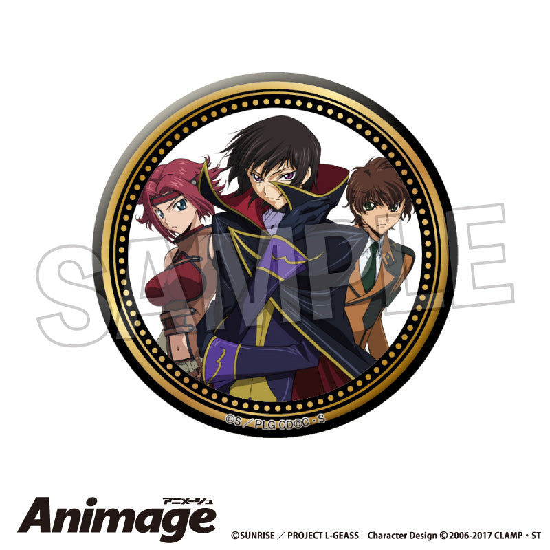 Code Geass: Lelouch of the Rebellion_Animage Giragira Can Badge vol.3 - C