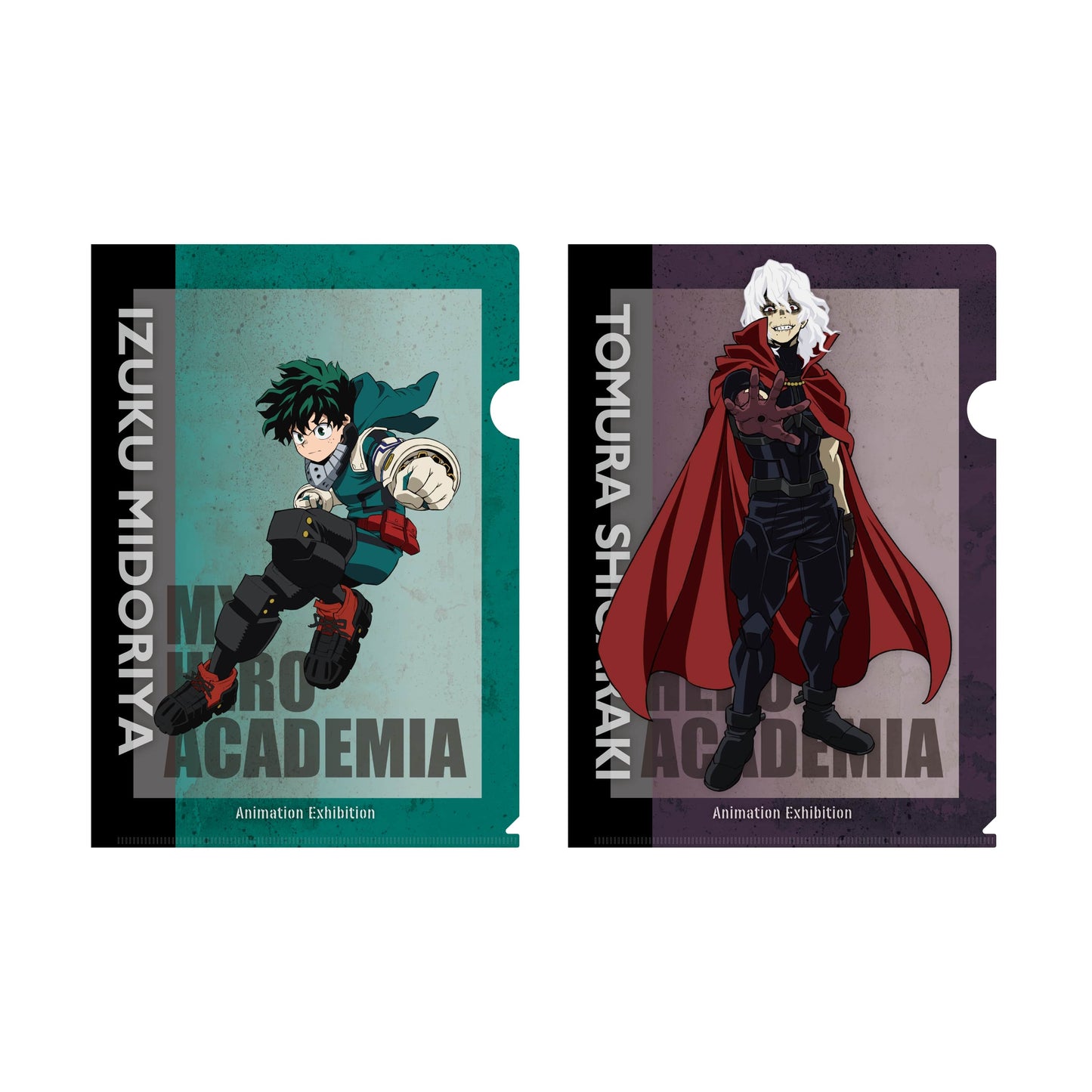 My Hero Academia_Animation Exhibition – All-Out War Arc Clear File Set - A (Izuku Midoriya & Tomura Shigaraki)