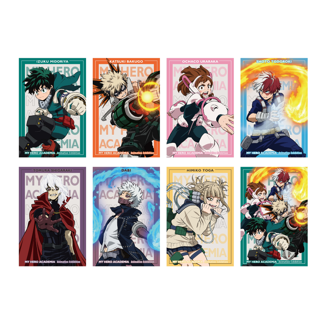 My Hero Academia_Animation Exhibition – All‑Out War Arc ชุดโปสต์การ์ด (14 แผ่น)