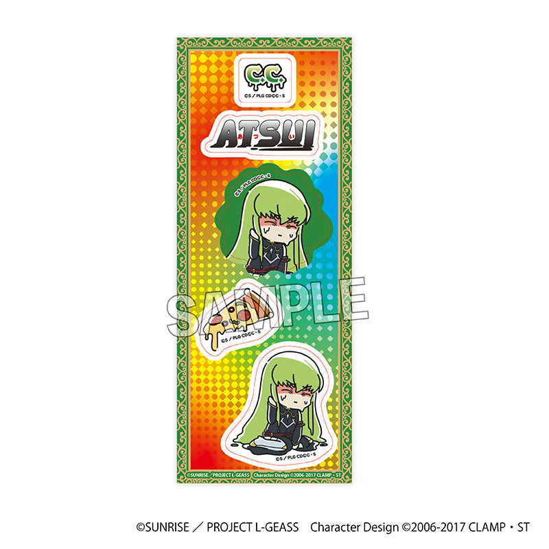 Code Geass: Lelouch of the Rebellion_ATSUI Series Sticker - C.C. (Black Knights)