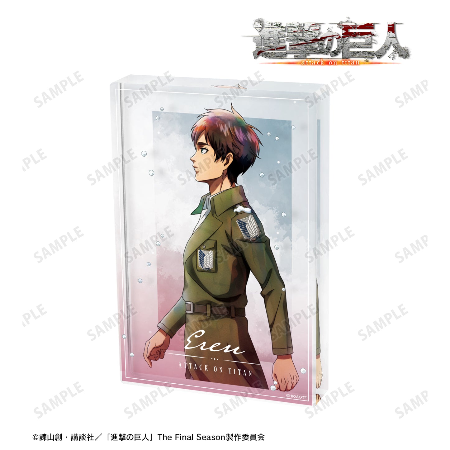 Attack on Titan_Winter Journey ver. Acrylic Block - Eren