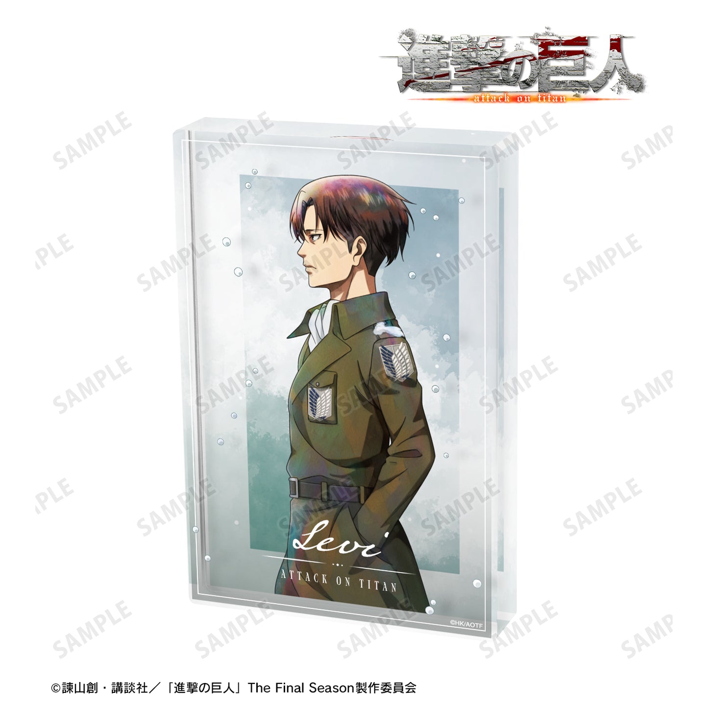Attack on Titan_Winter Journey ver. บล็อกอะคริลิก - Levi