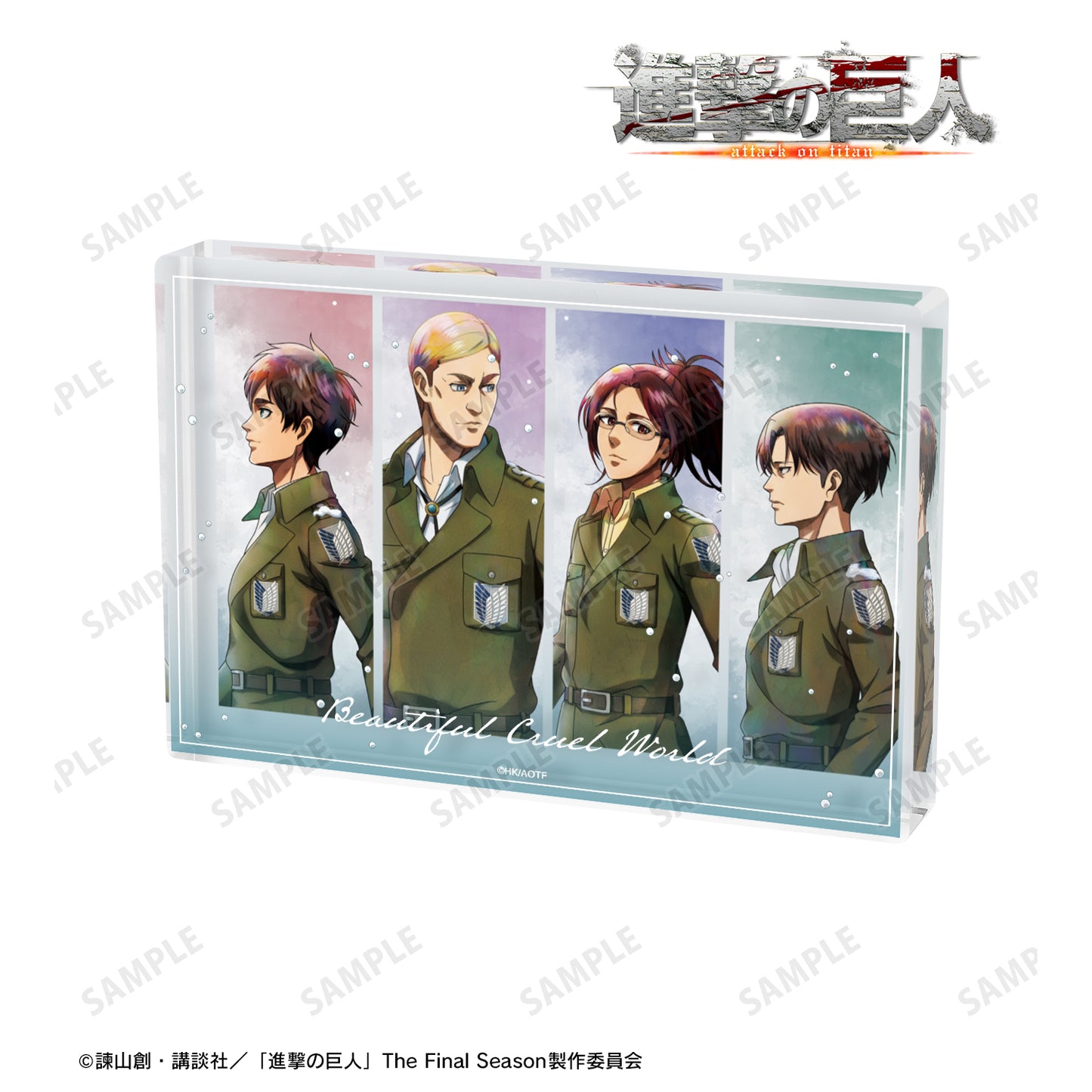 Attack on Titan_Winter Journey ver. บล็อกอะคริลิก - Group