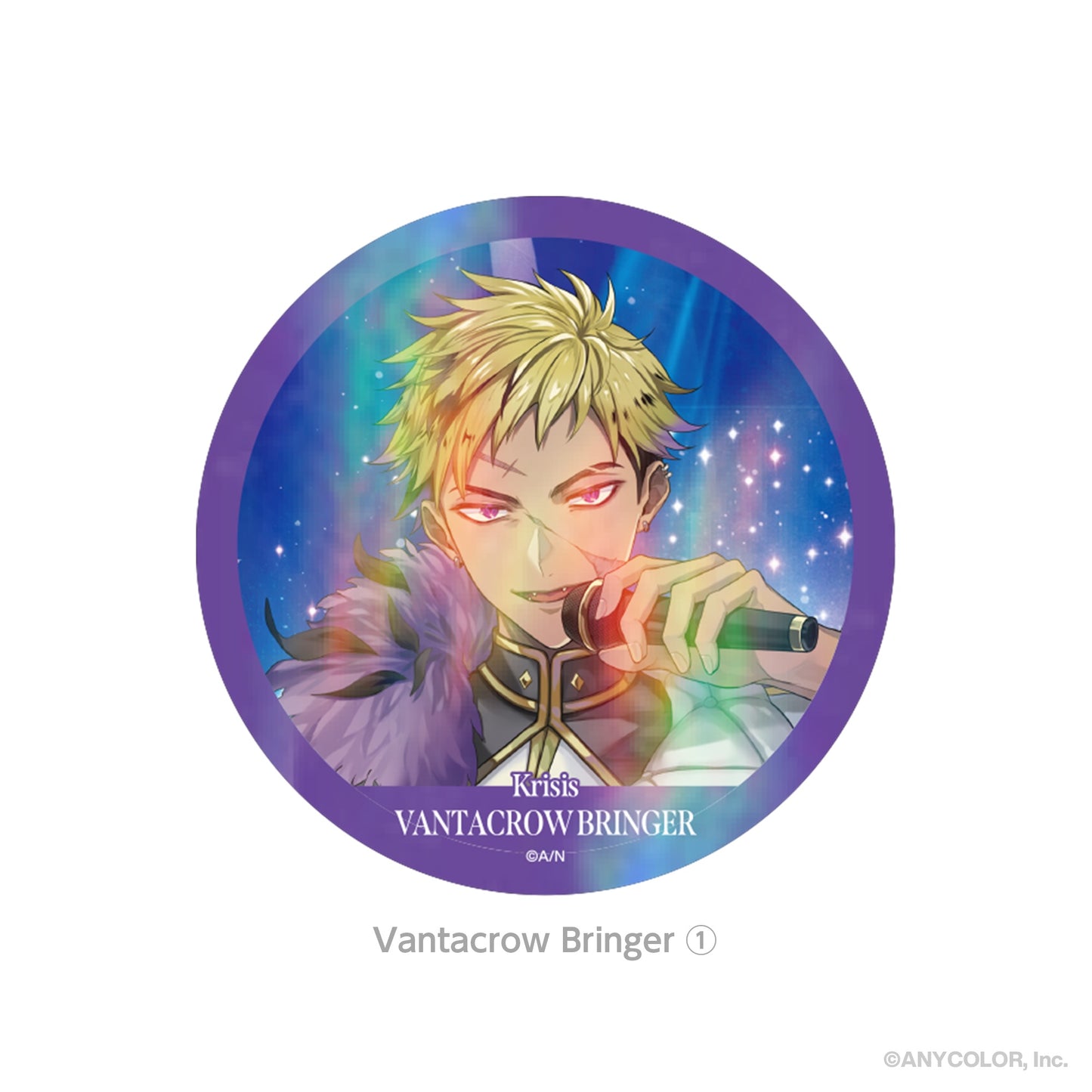 NIJISANJI_Hologram Can Badge - Vantacrow Bringer ①
