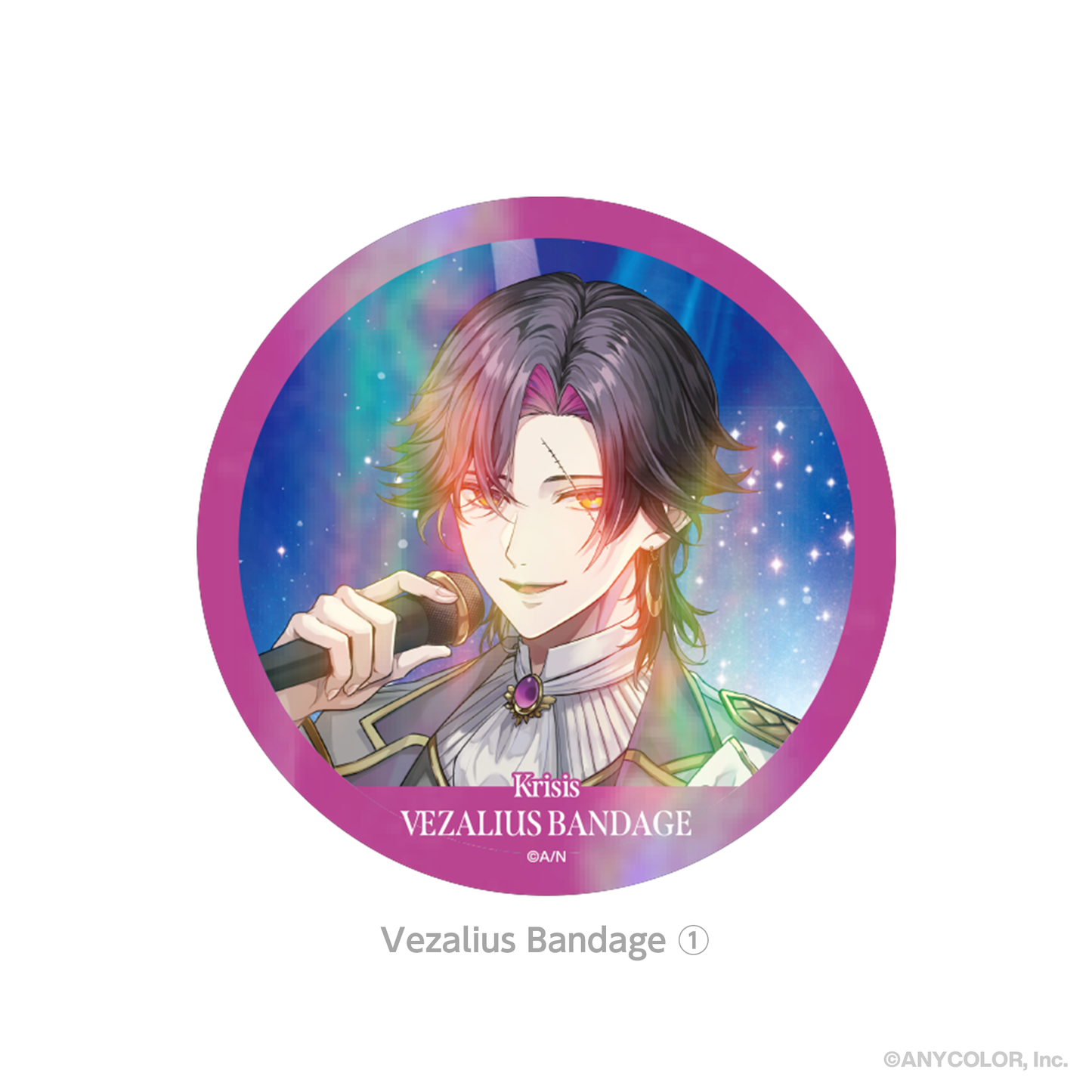 NIJISANJI_เข็มกลัดโฮโลแกรม - Vezalius Bandage ①