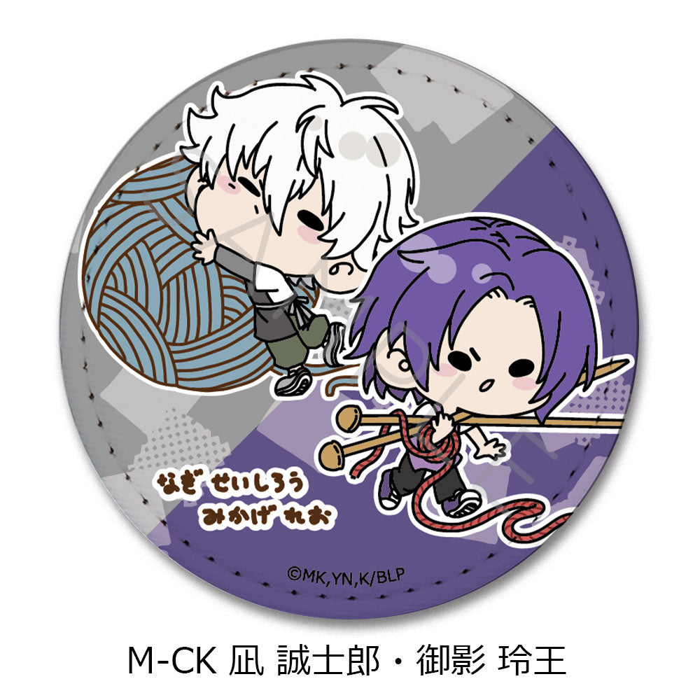 BLUELOCK_Vol.6 Leather Badge (Round) - M-CK Seishiro Nagi・Reo Mikage