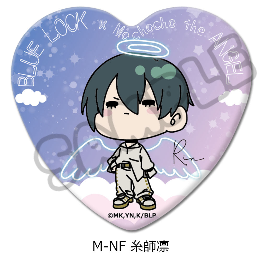 BLUE LOCK_Heart-Shaped Can Badge - Rin Itoshi