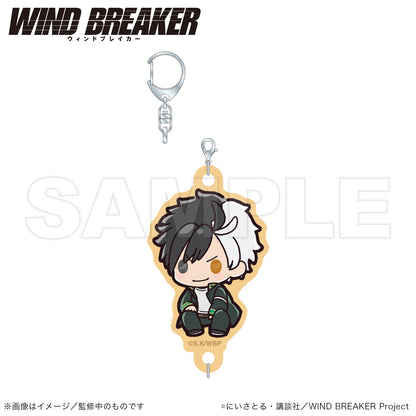 WIND BREAKER_Connecting Acrylic Keychain (PUCHI KYUN Series)  -  Haruka Sakura