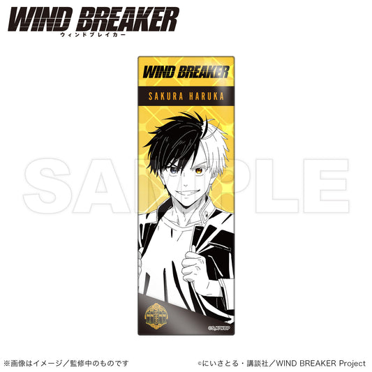 WIND BREAKER_Long Can Badge Stand (Vertical)  -  Haruka Sakura