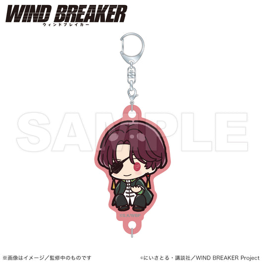 WIND BREAKER_Connecting Acrylic Keychain (PUCHI KYUN Series)  -  Hayato Suo