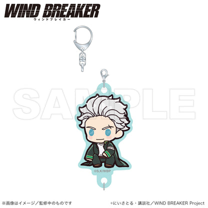 WIND BREAKER_Connecting Acrylic Keychain (PUCHI KYUN Series)  -  Hajime Umemiya