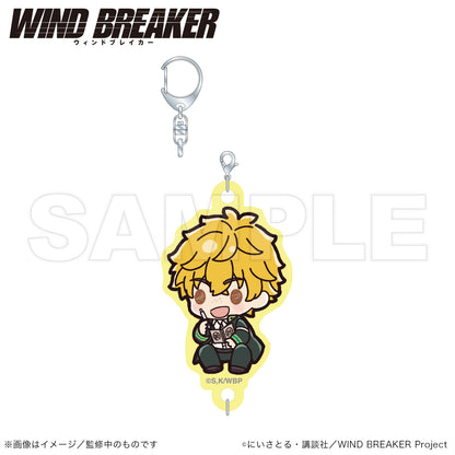 WIND BREAKER_Connecting Acrylic Keychain (PUCHI KYUN Series)  -  Akihiko Nirei