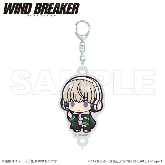 WIND BREAKER_Connecting Acrylic Keychain (PUCHI KYUN Series)  -  Ren Kaji