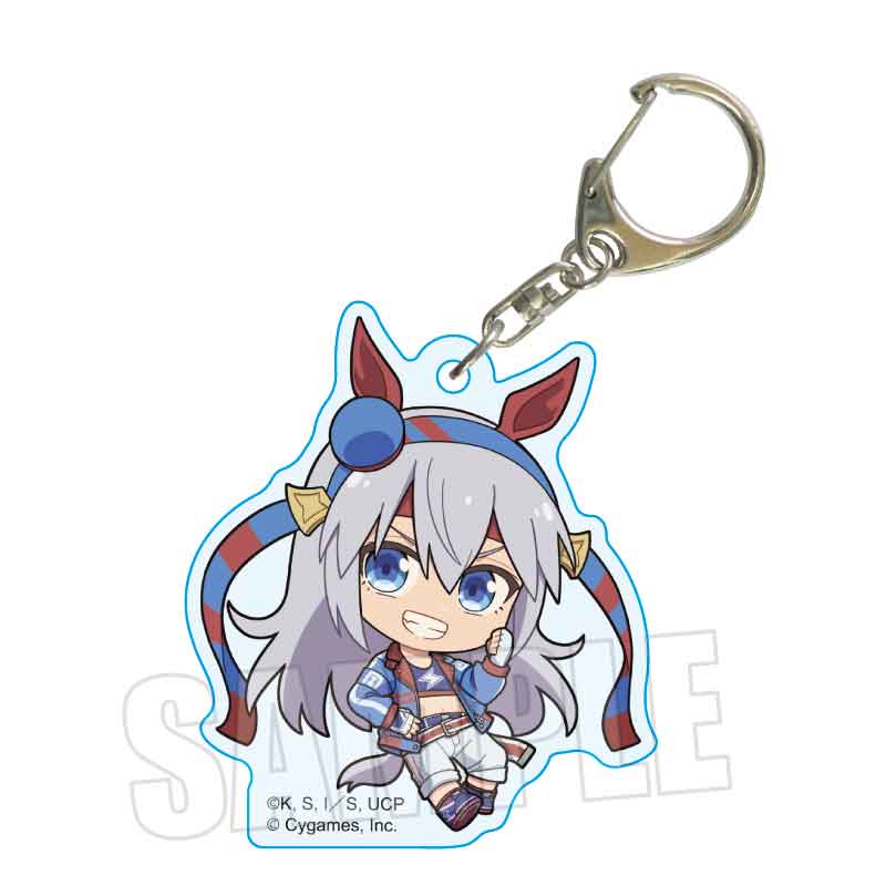 Umamusume: Cinderella Gray_Pukasshu Acrylic Keychain - Tamamo Cross