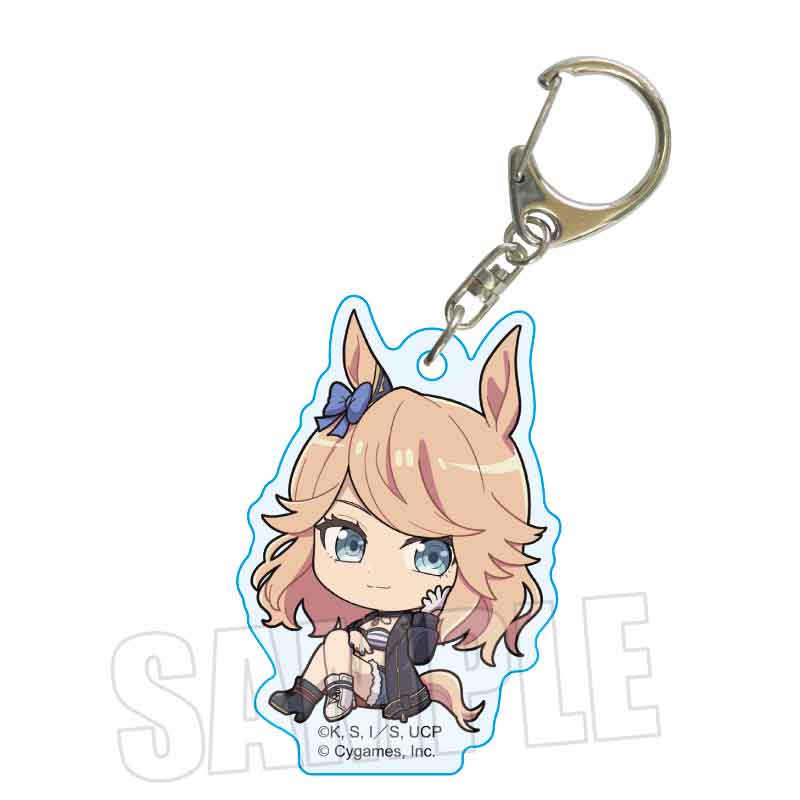 Umamusume: Cinderella Gray_Pukasshu Acrylic Keychain - Gold City