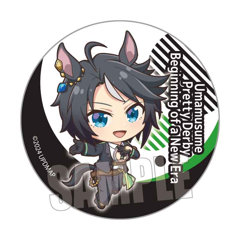Umamusume: Pretty Derby - Beginning of a New Era_Trading Can Badge Pukasshu Series [Blind Bag Total 8 Types]
