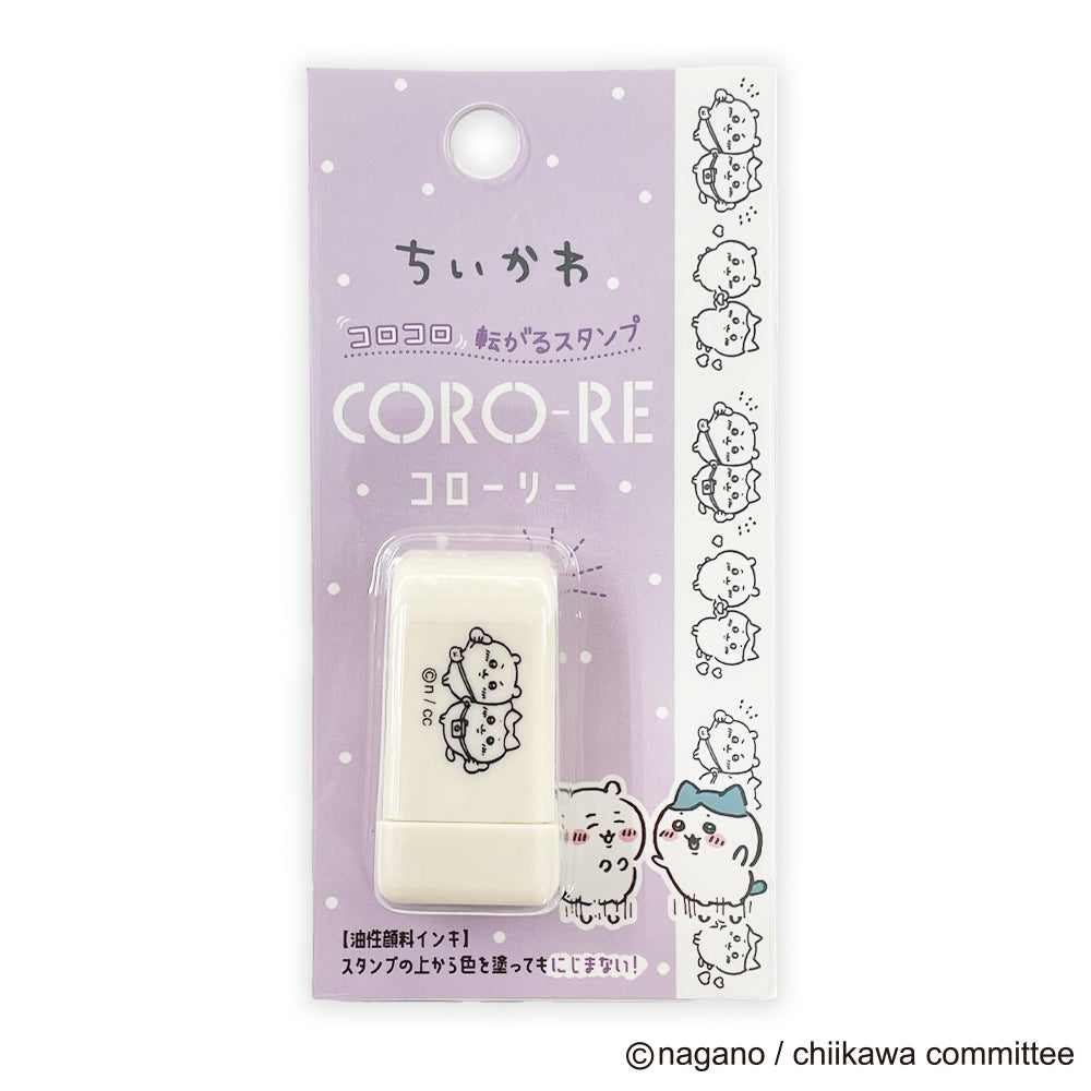 Chiikawa_ตรายางกลิ้ง CORO-RE - Chiikawa & Hachiware