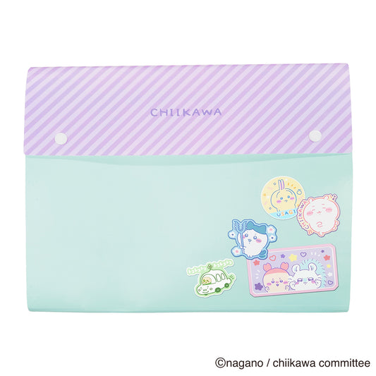 Chiikawa_แฟ้มใสหลายช่อง - Badge Patch Style