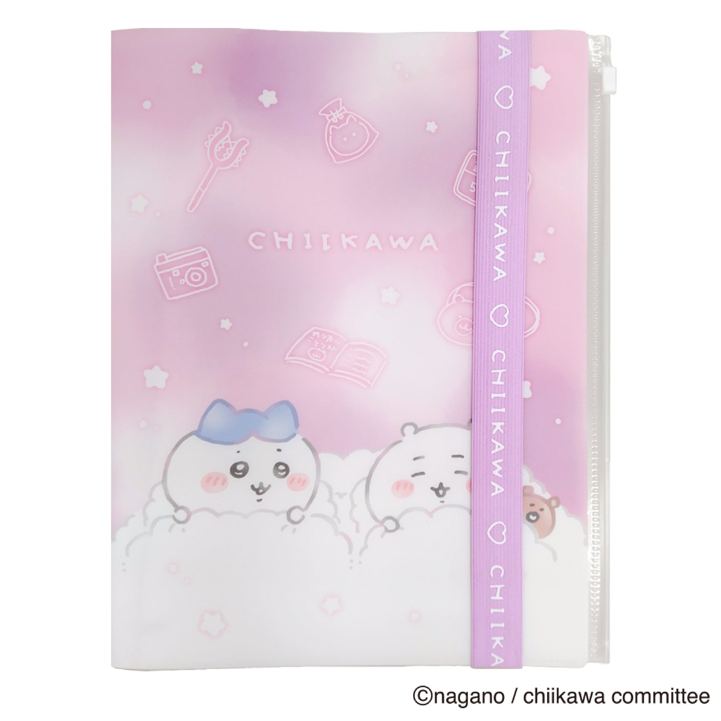 Chiikawa_แฟ้ม 6 ช่องพร้อมเทปโลโก้ - Fluffy