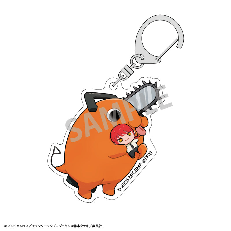 Chainsaw Man_Trading Acrylic Keychain Pochita Mottekuteku Series [Blind Bag Total 6 Types]