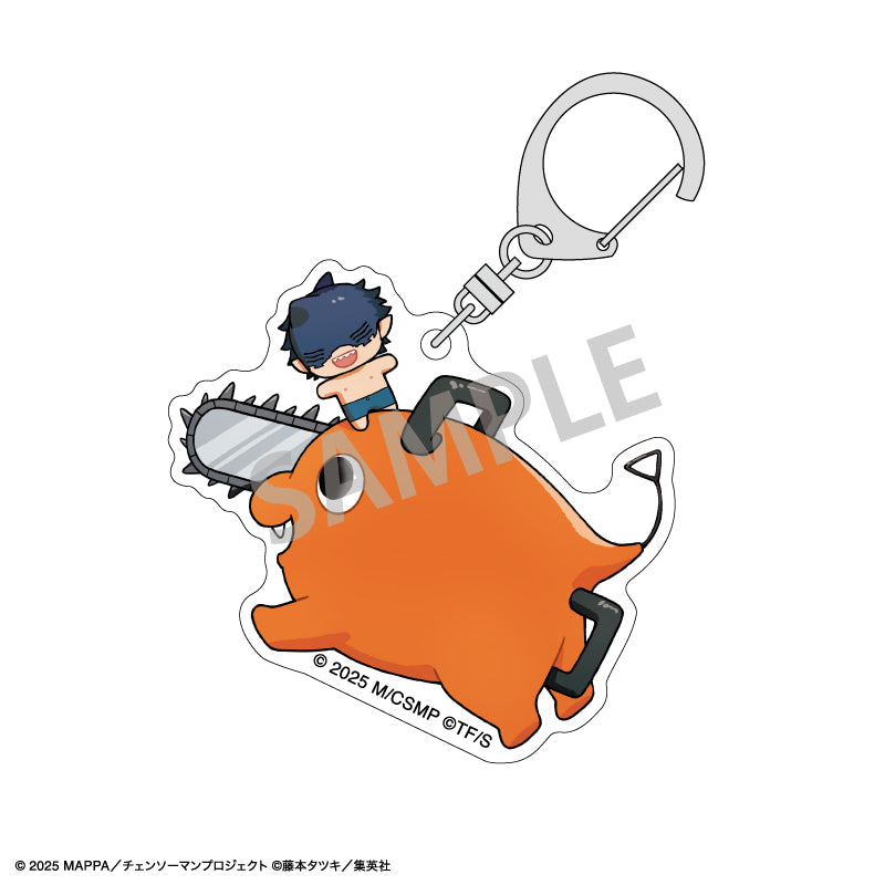 Chainsaw Man_Trading Acrylic Keychain Pochita Mottekuteku Series [Blind Bag Total 6 Types]