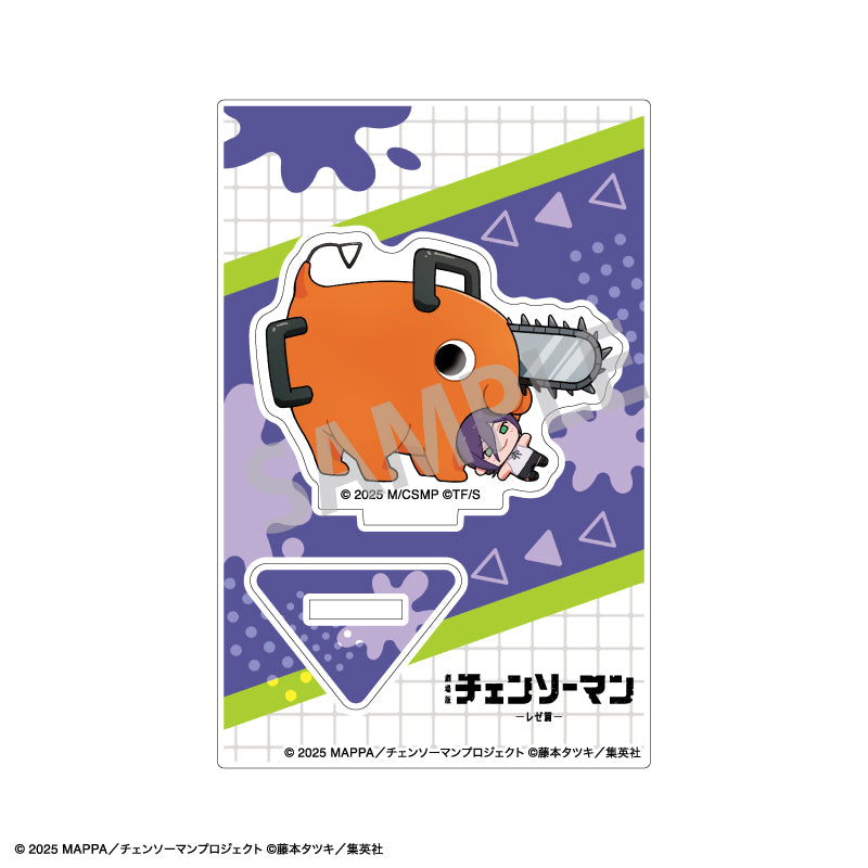 Chainsaw Man_Mini Acrylic Stand Pochita Mottekuteku Series - Reze