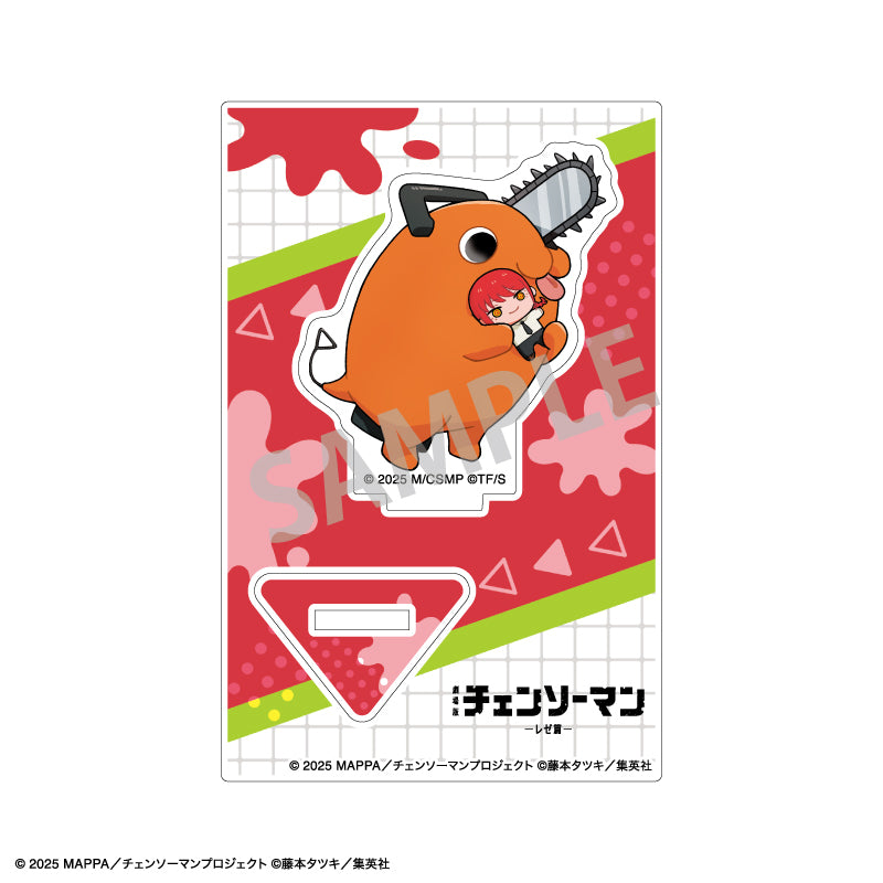 Chainsaw Man_Mini Acrylic Stand Pochita Mottekuteku Series - Makima