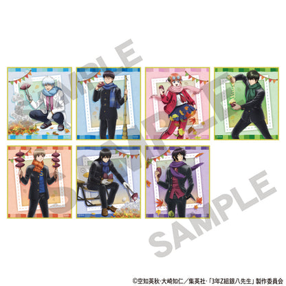 Class 3-Z Ginpachi-sensei_Trading Roasted Sweet Potato Series Mini Shikishi [Blind Box Total 7 Types]