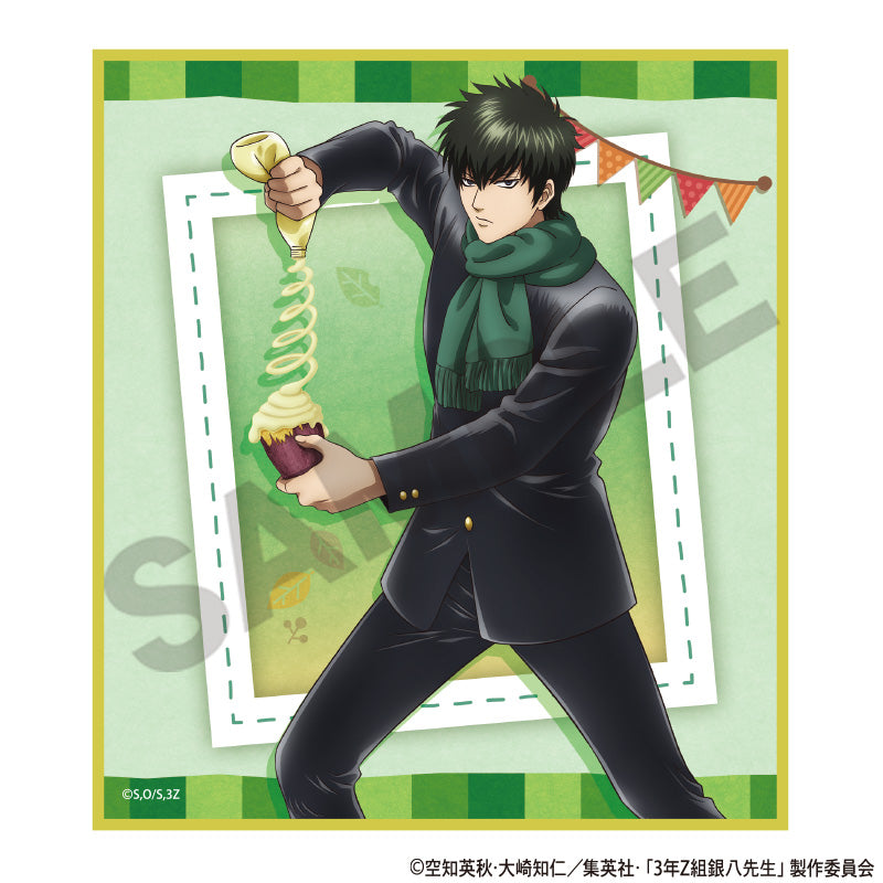 Class 3-Z Ginpachi-sensei_Trading Roasted Sweet Potato Series Mini Shikishi [Blind Box Total 7 Types]