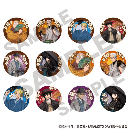 SAKAMOTO DAYS_เข็มกลัดกลิตเตอร์ คอลเลกชันชุดญี่ปุ่นร่วมสมัย (สุ่ม 12 แบบ)