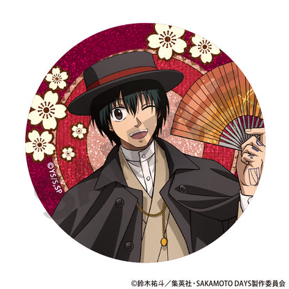 SAKAMOTO DAYS_เข็มกลัดกลิตเตอร์ คอลเลกชันชุดญี่ปุ่นร่วมสมัย (สุ่ม 12 แบบ)
