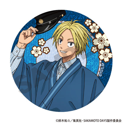 SAKAMOTO DAYS_เข็มกลัดกลิตเตอร์ คอลเลกชันชุดญี่ปุ่นร่วมสมัย (สุ่ม 12 แบบ)
