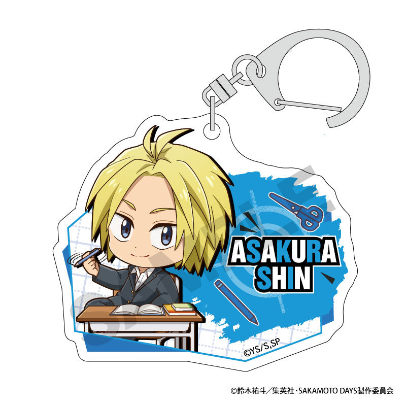 SAKAMOTO DAYS_Puchikura Acrylic Keychain [Blind Bag Total 8 Types]