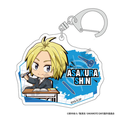 SAKAMOTO DAYS_Puchikura Acrylic Keychain [Blind Bag Total 8 Types]