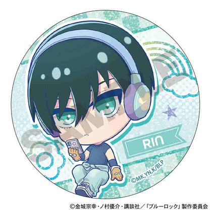 BLUELOCK_เข็มกลัดกลิตเตอร์ลายตัวละคร สไตล์ Yumekawa Sporty (สุ่มลายจากทั้งหมด 12 แบบ)