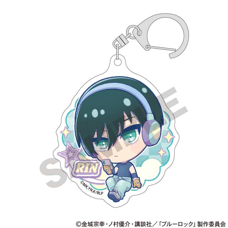BLUELOCK_Acrylic Keychain Yumekawa Sporty [Blind Bag Total 8 Types]