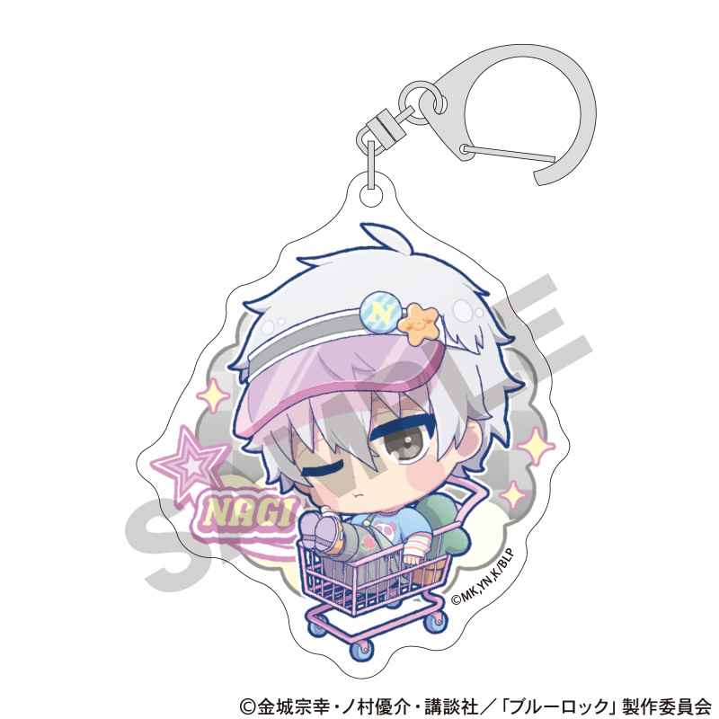 BLUELOCK_Acrylic Keychain Yumekawa Sporty [Blind Bag Total 8 Types]