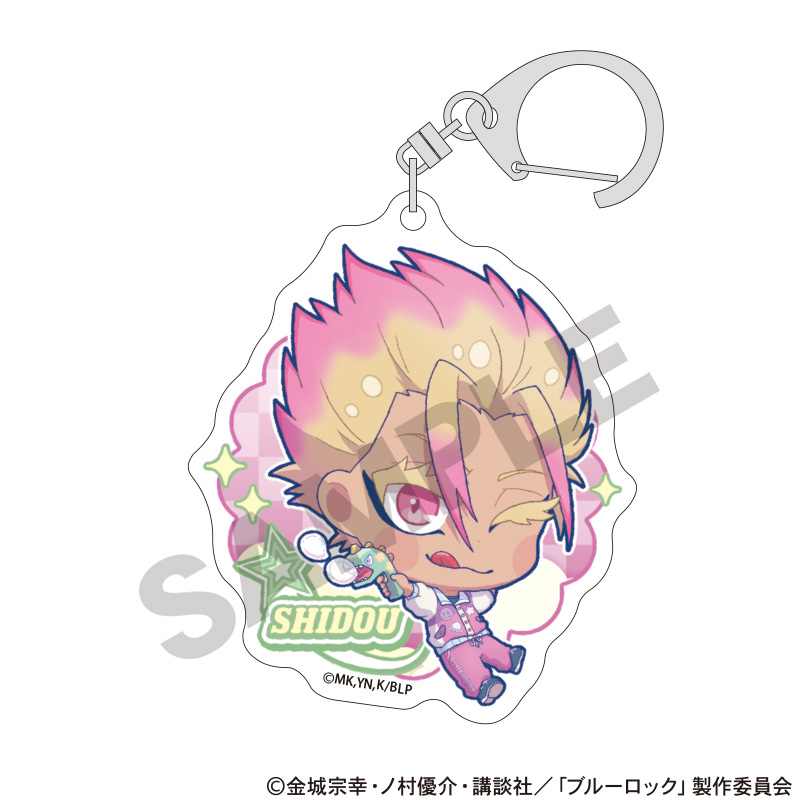 BLUELOCK_Acrylic Keychain Yumekawa Sporty [Blind Bag Total 8 Types]