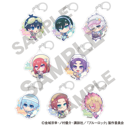 BLUELOCK_Acrylic Keychain Yumekawa Sporty [Blind Bag Total 8 Types]