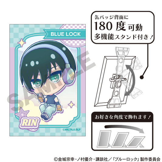 BLUELOCK_Art Can Badge Yumekawa Sporty  -  Rin Itoshi